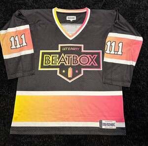 Beatbox Hockey Jersey Size M Black Let's Party Party Punch 111